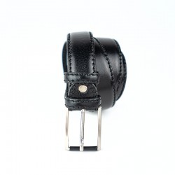Ceinture en cuir de luxe 3 cm