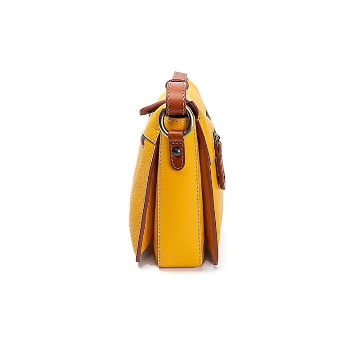 Borsa in pelle Ambra. Fatta a mano. Made in Italy. Vendita online.