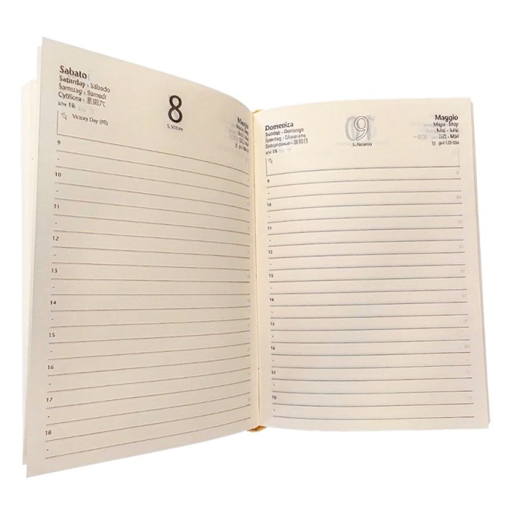 Baroque Series interchangeable leather journal buy on Officina della Pelle